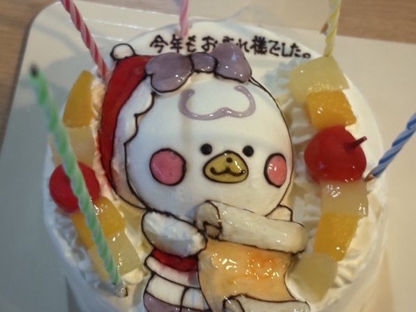 キャラクターケーキ 立体のせ 生クリーム 4号 12cm(作例は,こみきゃん